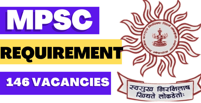 Mpsc Recruitment 146 Vacancy