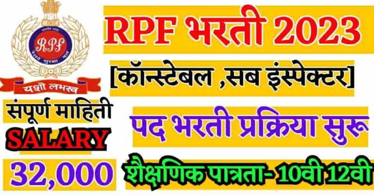 RPF Constable Bharti 2023