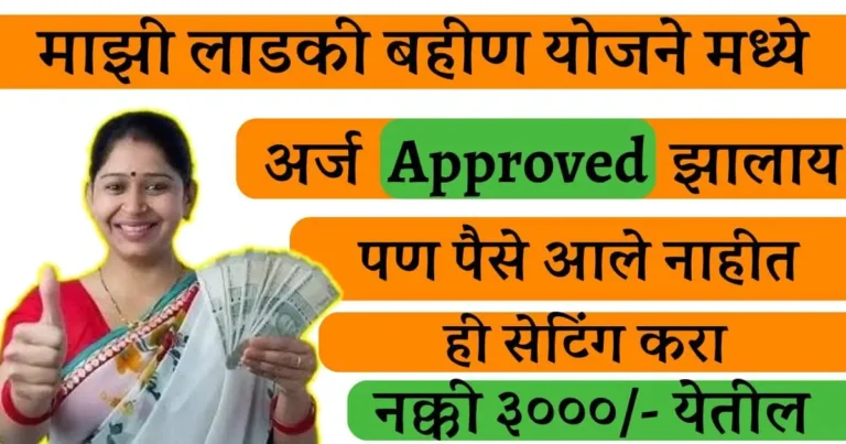 Ladki Bahin Yojana Approved Account la Paise Kadhi Yenar| लाडकी बहीण योजनेचे खाते Approved असून पैसे आले नाही त्यांनी हे करा लगेच पैसे येतील!